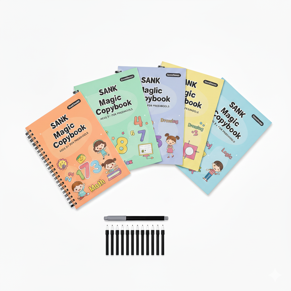 Lil toe Magic Practice Copybook (Pack of 4)