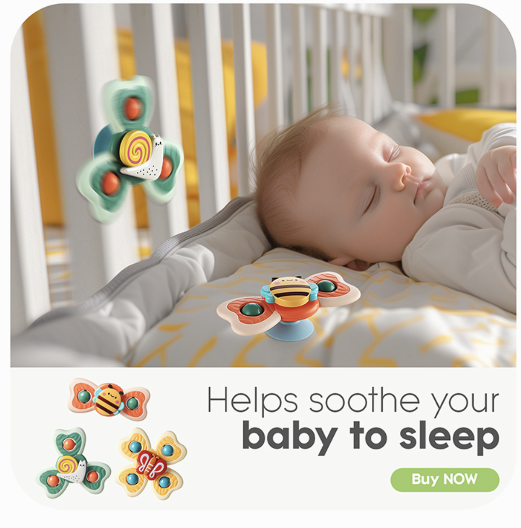 Lil Toe Baby Sucker Gyro Spinners (Set of 3)