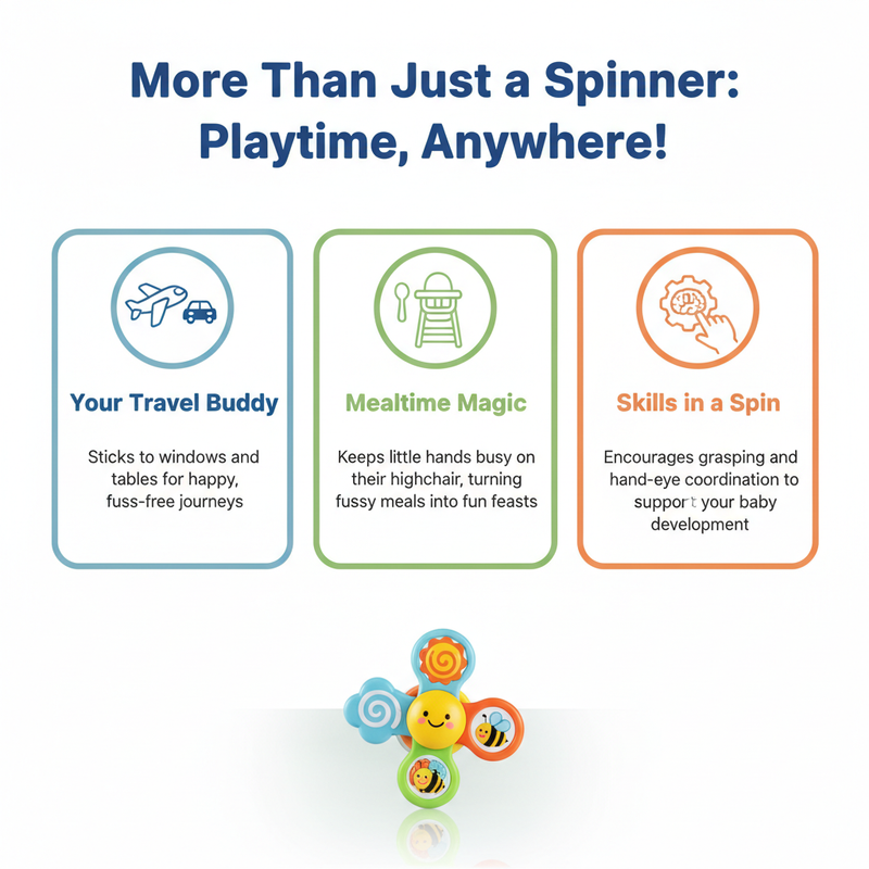 Lil Toe Baby Sucker Gyro Spinners (Set of 3)