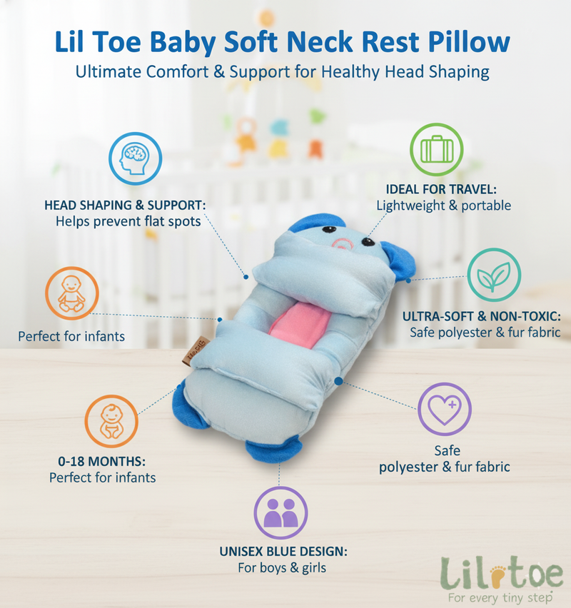 Lil Toe Baby Head & Neck Support Pillow