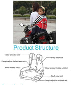 Lil Toe Baby Safety Belt for 2 Wheeler (Pack of 1)
